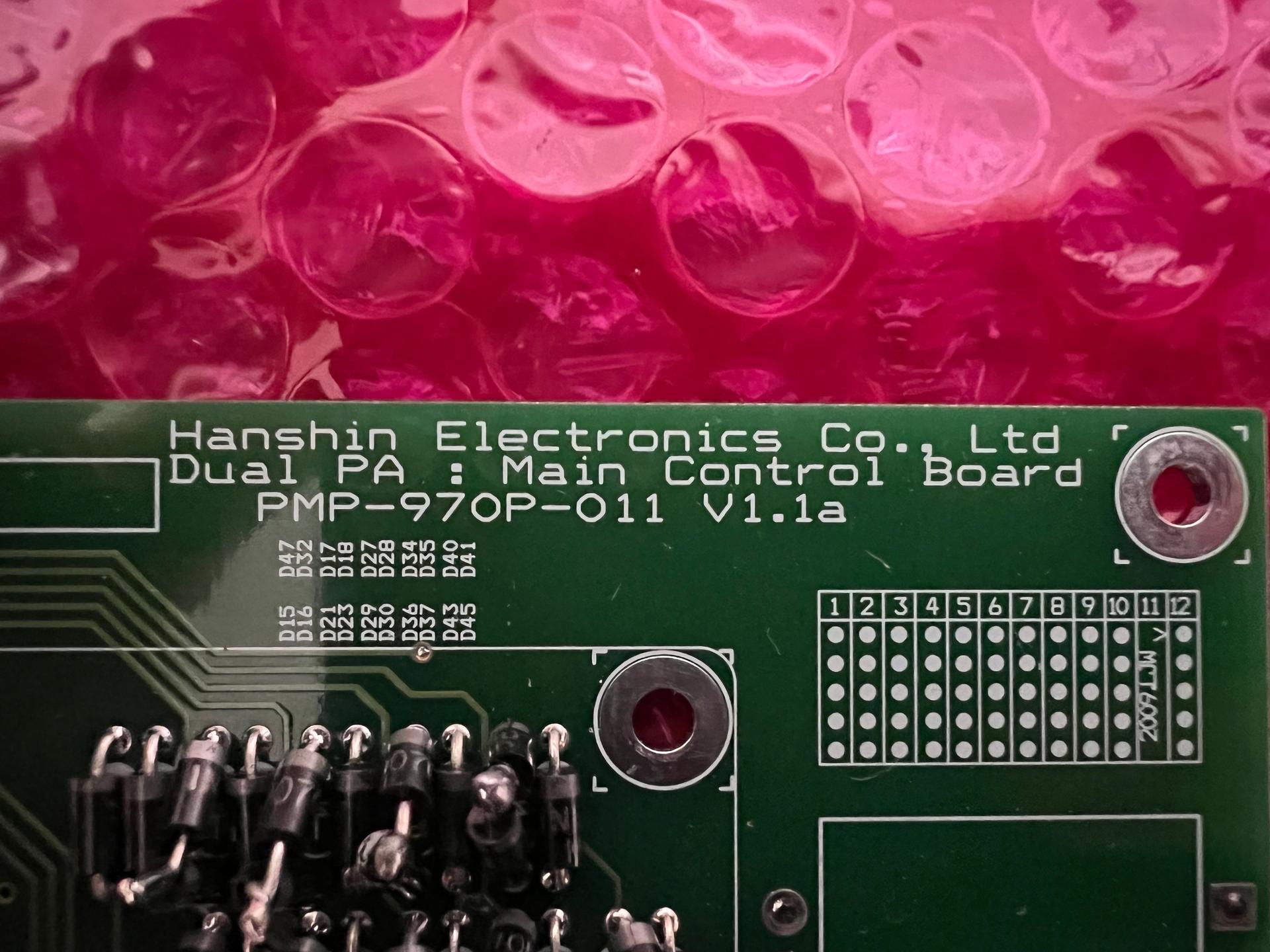 PMP-970P-011 / HPA-9700 Main Control Board / HANSHIN ELECTRONICS