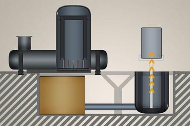 중량 작업 전용 수직 진공 오일 퀜칭 열처리로