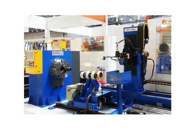 CNC Pipe Cutting Machine (Chuck type - Roller Support)