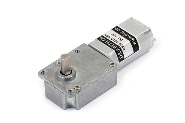 Worm Geared DC Motor (Single Shaft)