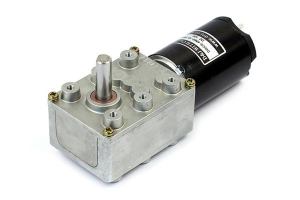 Worm Geared Coreless Motor (Single Shaft)