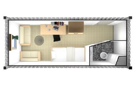 Temporary Living Quarter Module System