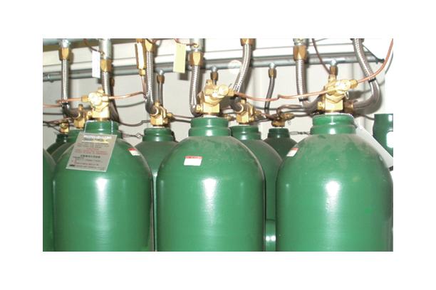 CO2 GAS DISCHARGED