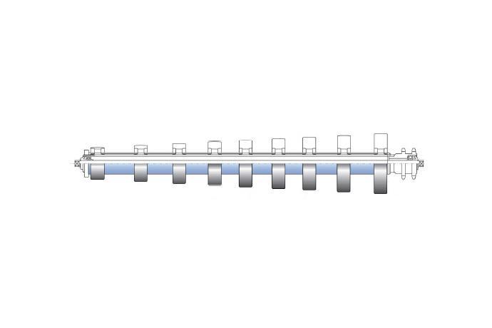 Rubber Disc Taper Roller