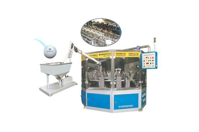 Automatic 6-Color Golfball Printing Servo Motor System