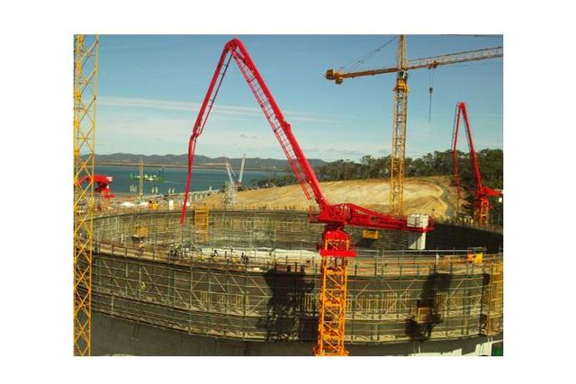Placing boom system