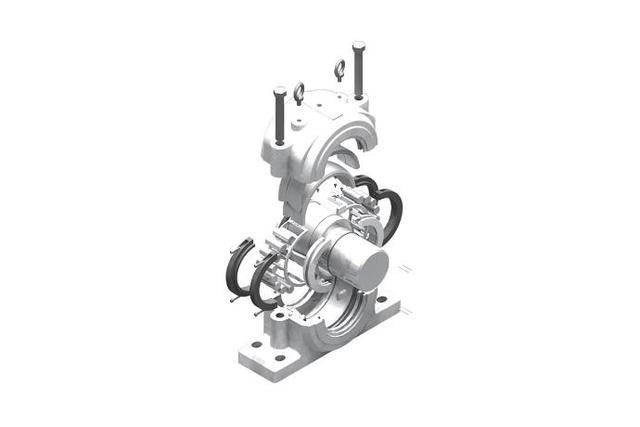Alignable Split Cylindrical Roller Bearings with Standard Plummer Block