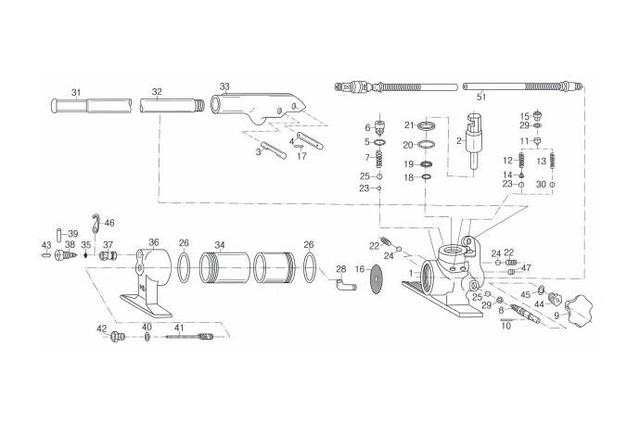 Pump parts list