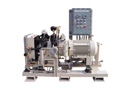 Oil-injected gas compressor