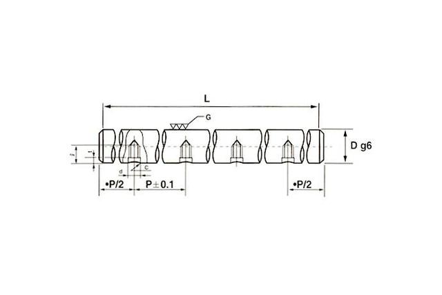 Pre-Drilled Machining Shaft