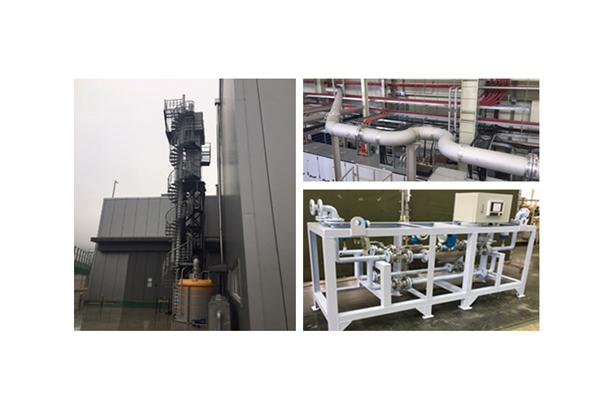 Steam&Oil pipe line