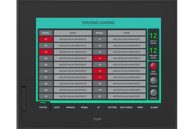 Touch Panel, Touch Display (PLC/HMI)