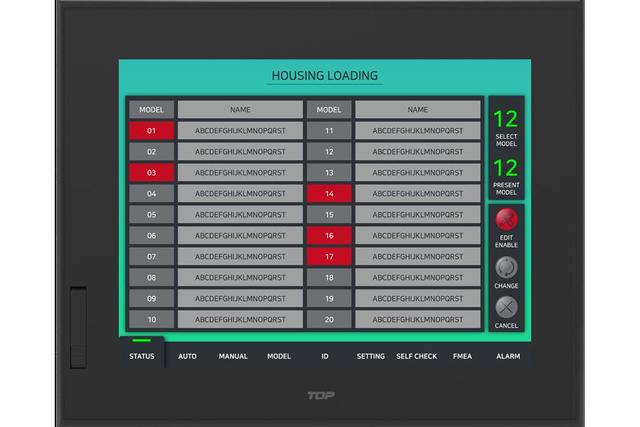Touch Panel, Touch Display (PLC/HMI)