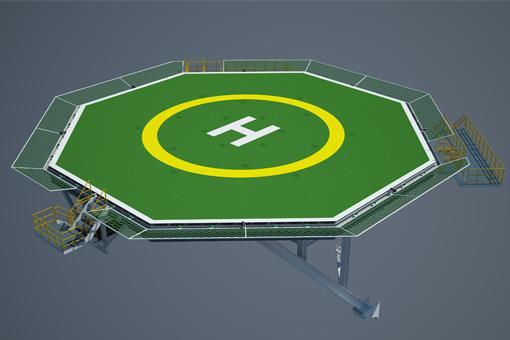 Steel Helideck