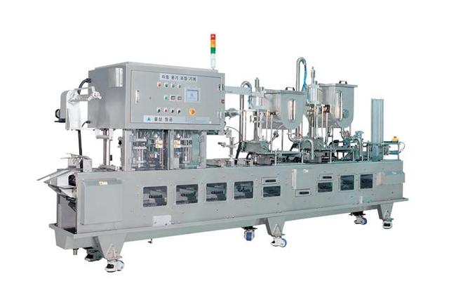 Intermittent Automatic Tray Sealing M/C