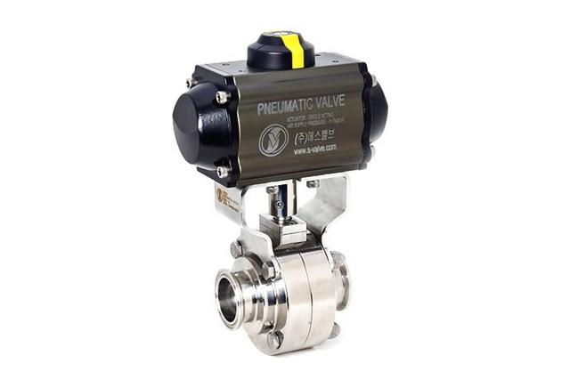 Pneumatic 3piece 2way Ball Valve