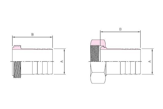 Hex Union Fittings - Hose Coupling