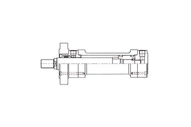 Heavy Duty Round Mill Hydraulic Cylinder