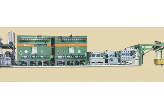 High Efficiency Continuous Denier Reduction System