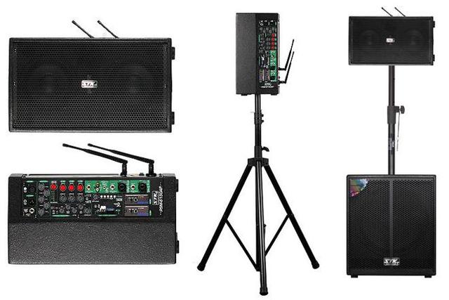 Powered Mixer Speaker System