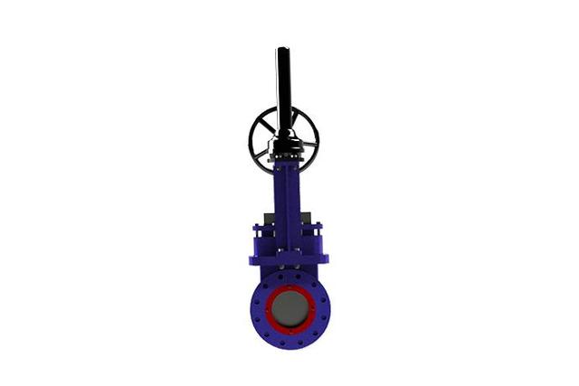 High Pressure Urethane lined seated Bi-directional Knife Gate Valve