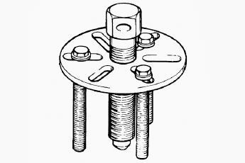 Clutch Front Plate Puller (For Mando)