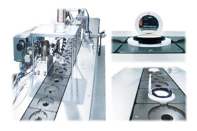 Automatic powder product assembling machine